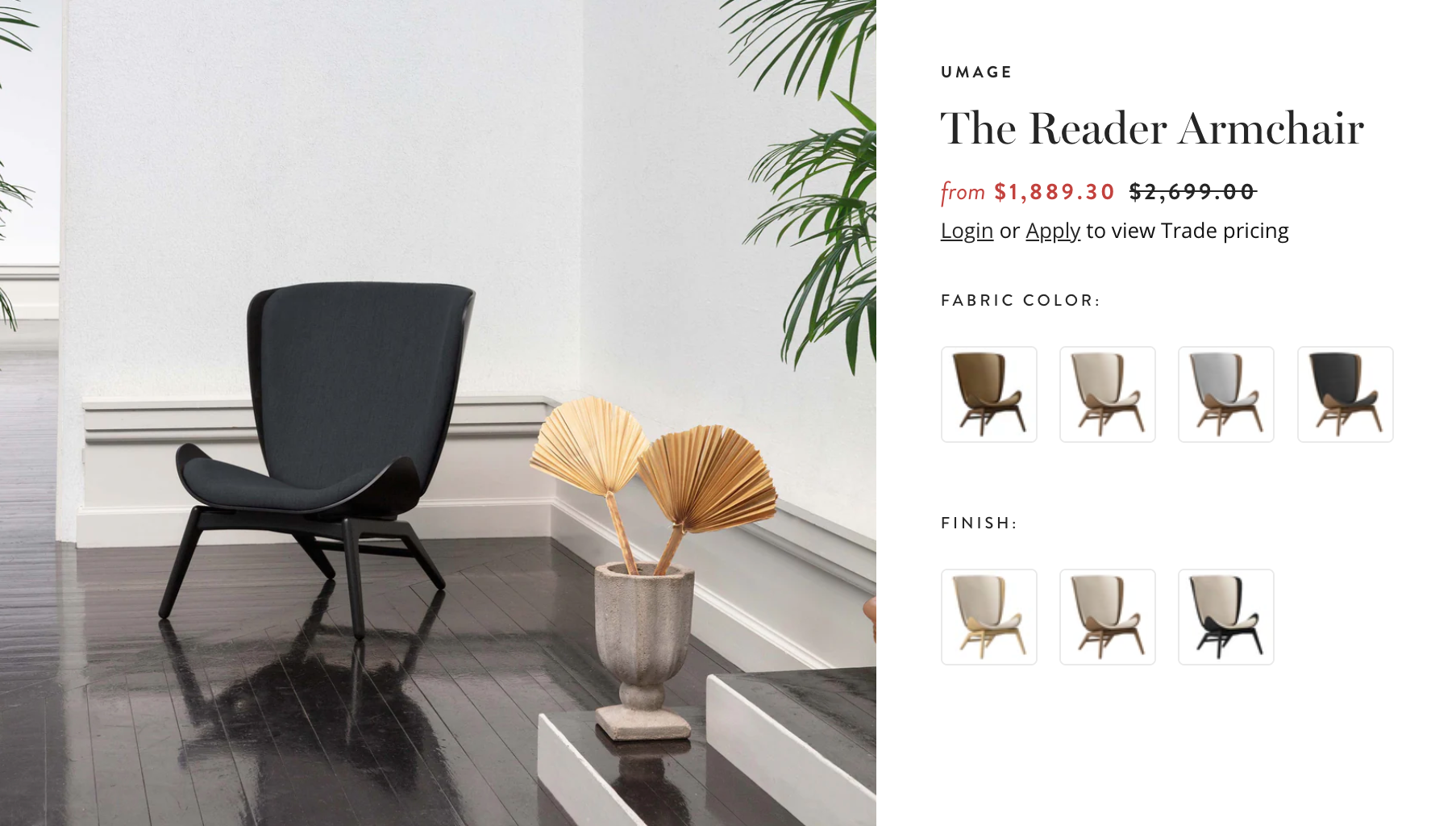 Snapshot of a product display page (PDP) from online store